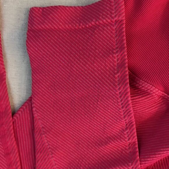 FP Movement by Free People pink ribbed 3/4 leggings w inside seam pocket S - Picture 5 of 7